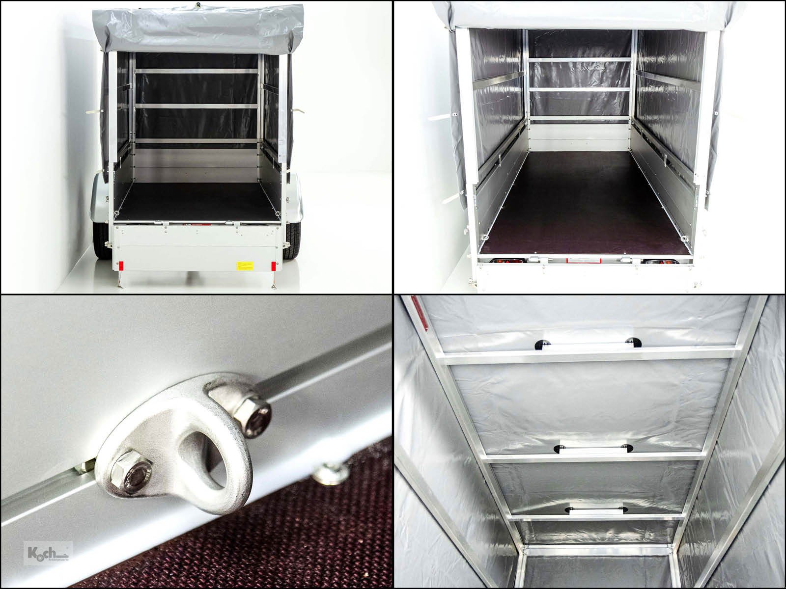 Anhänger des Typs Koch Anhänger mit Plane 125x250cm 750kg|Typ U4|Hochplane 150 cm Hobby|Angebot (Pkw4150Ko), Neumaschine in Winsen (Luhe) (Bild 8)